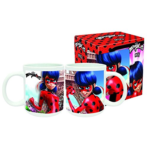 Taza Prodigiosa Ladybug ceramica Torre Eiffel