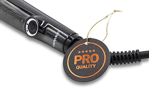 Termix Rizador de Pelo Profesional Evolution Wand - Regulador de Tª con Sensor Táctil. Sistema de Seguridad Pro Tech. Calentamiento Inmediato. Guante Térmico Incluido. Tenacilla Plancha Rizadora.