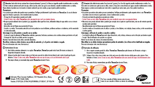 Thermacare Parche Térmico Terapéutico Para El Dolor de Cuello, Hombro y Muñeca, Alivio Prolongado del Dolor Hasta 16 Horas, Sin Medicamentos, 6 Unidades