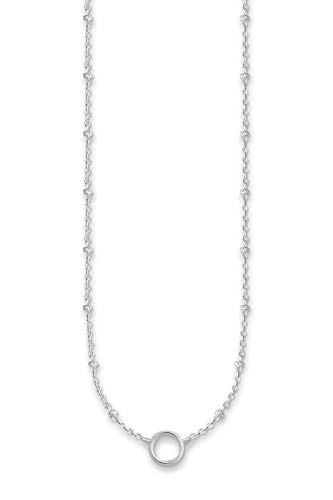 Thomas Sabo - Cadena con colgante de Mujer, Plata de Ley 925, Plateado, 45 cm