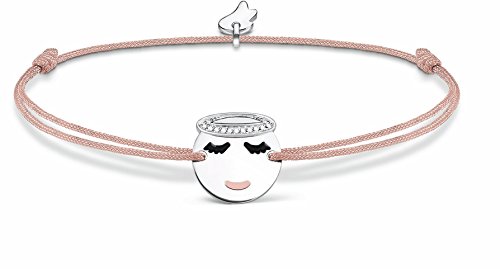 Thomas Sabo Pulsera de mujer Little Secret Emoticono ángel Plata de ley 925 LS042-380-19-L20v