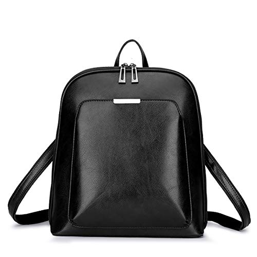 Tisdaini Bolsos Mochila Mujer Moda Piel Dura Vintage Casual Viaje Escolares Bolsos