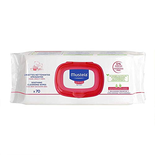 Toallitas limpiadoras Mustela calentitive 70 unidades