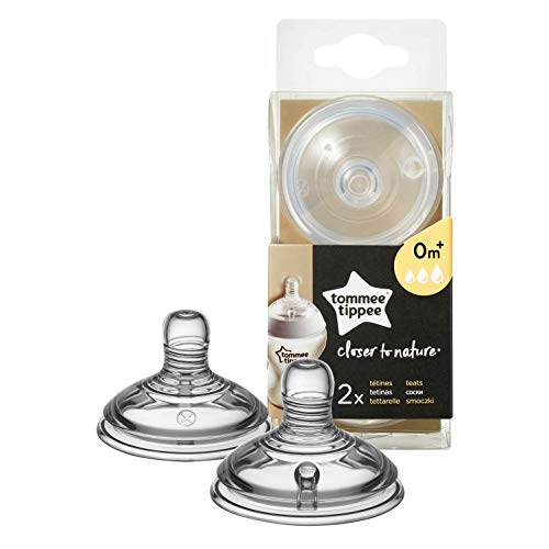 Tommee Tippee Closer to Nature tetinas, flujo variable, 2 unidades