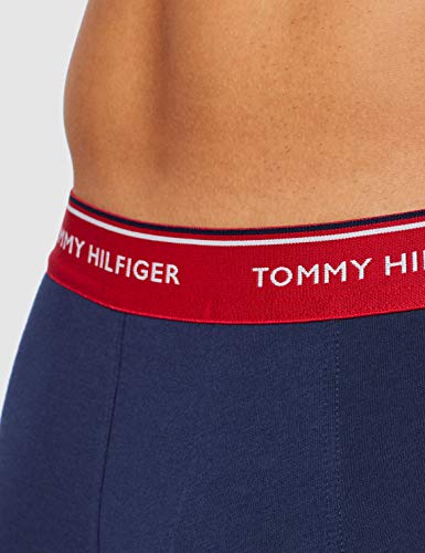 Tommy Hilfiger 3p Trunk Bóxer, Multicolor (Multi/Peacoat 904), X-Large (Pack de 3) para Hombre