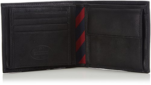 Tommy Hilfiger Johnson Trifold, Catera para Hombre, Black 2, OneSize