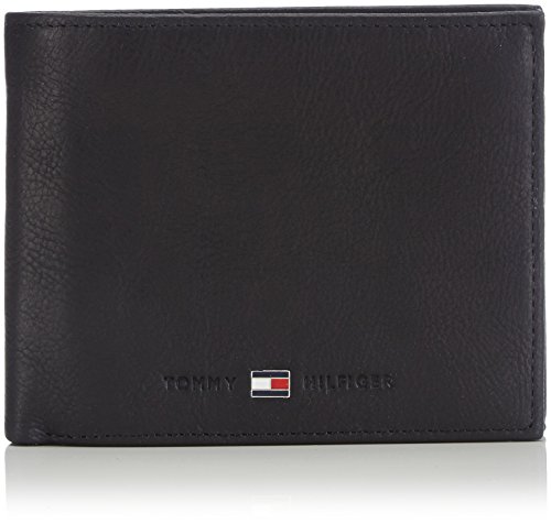 Tommy Hilfiger Johnson Trifold, Catera para Hombre, Black 2, OneSize