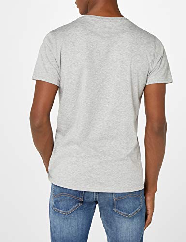 Tommy Hilfiger Original Jersey Camiseta, Gris (Lt Grey Htr 038), Large para Hombre