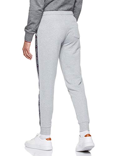 Tommy Hilfiger Repeat Logo Tape Joggers Pantalones Deportivos, Gris (Grey Heather), Medium para Hombre