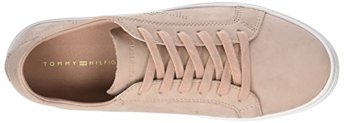 Tommy Hilfiger Tommy Star Nubuck Sneaker, Zapatillas para Mujer, Rosa (Mahogany Rose 634), 38 EU