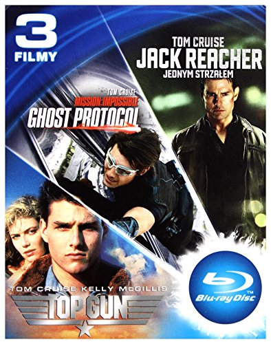 Top Gun / Mission Impossible 4 - Ghost Protocol / Jack Reacher [BOX] [3Blu-Ray] (No hay versión española)