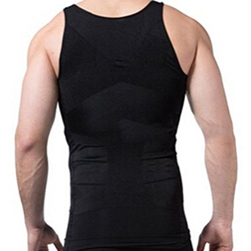 TopTie Hombres adelgazantes Body Shaper Compression Shirt Fajas Sculpting Vest Muscle Tank