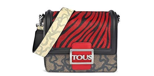 TOUS BANDOLERA S K.ICON WILD ROJO