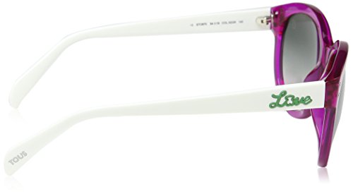 TOUS STO870-5402GR Gafas de sol, Shiny Fuchsia, 54 para Mujer