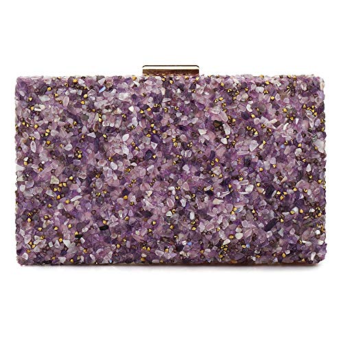 TOYIS handle Bag - Cartera de mano para mujer Morado Morado ( talla única