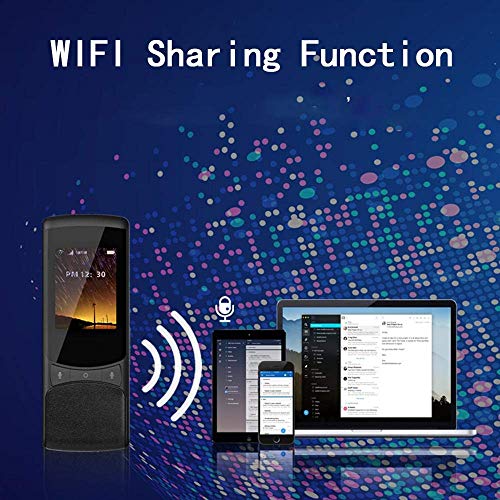 Traductor De Idiomas Con Voz En Tiempo Real,Traductor Electronico De Idiomas,Traductor Inteligente De Pantalla TáCtil 2.4" Para La ReunióN,Aprendizaje,Viaje,75 Idiomas,Soporta WIFI/Hot Spot/4G