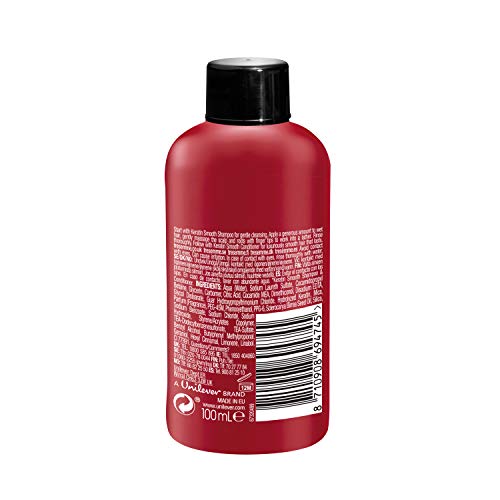 TRESemmé Champú Liso Keratina - Paquete de 12 x 100 ml - Total: 1200 ml