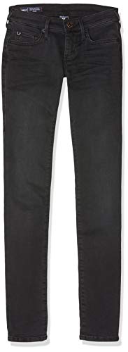 True Religion Halle Light Vaqueros Skinny, Negro (Black 1001), 23 W para Mujer