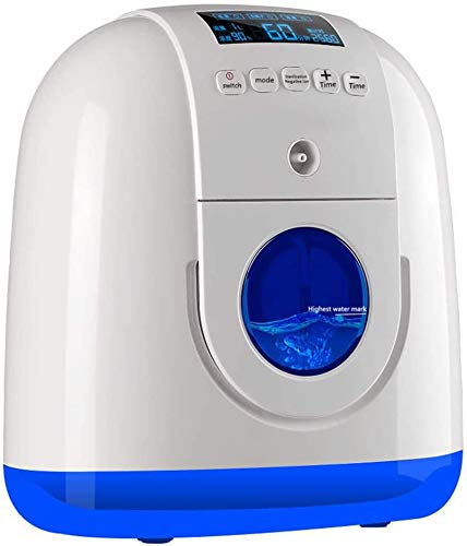 TTLIFE Generador de concentrador de oxígeno portátil, máquina de oxígeno Purificador de aire para el hogar 93% de alta pureza 1-7L / min Flujo AC 220V para uso en el automóvil de viaje en el hogar