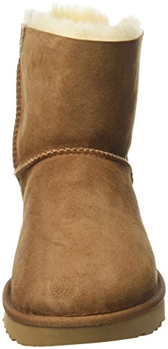 UGG Female Mini Bailey Bow II Classic Boot, Chestnut, 6 (UK)