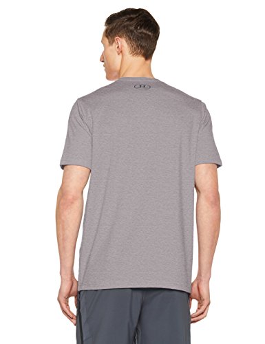 Under Armour Ua Classic Script SS Camiseta de manga corta, Hombre, Gris, L