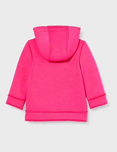 United Colors of Benetton Felpa Chaqueta Punto, Rosa (Pink Peacock 2l3), 80/86 (Talla del Fabricante: 1Y) para Bebés