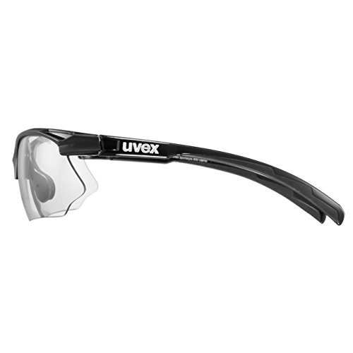 Uvex Sportstyle 802 Vario Gafas de Ciclismo, Unisex Adulto, Negro, Talla Única