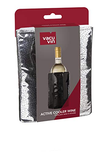 Vacu Vin 8714793388031 Enfriador Activo de Vino, plástico, Plata