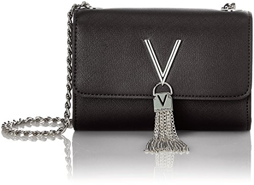 Valentino by Mario - Divina Sa, Carteras de mano Mujer, Negro (Nero), 4x11.5x17 cm (B x H T)