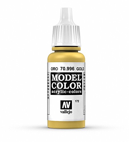 Vallejo 70996 MODEL COLOR Metálico Oro/surtido, 17 ml