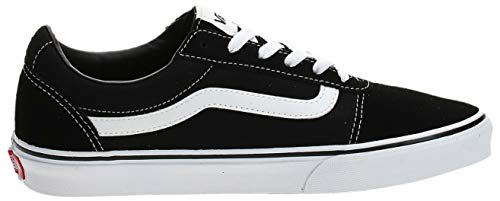 Vans Ward - Zapatillas para Mujer, Negro (Suede/Canvas/Black/White Iju), 38.5 EU