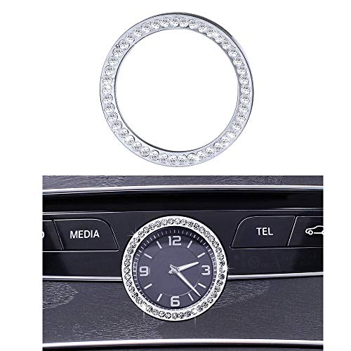 VDARK Mercedes Accesorios Benz Piezas Bling W205 W213 C217 C E Clase S AMG Reloj Ronda Consola Central Panel Caps Tapas Decals Pegatinas Interior Centro Decoraciones Mujer Hombre Cristal