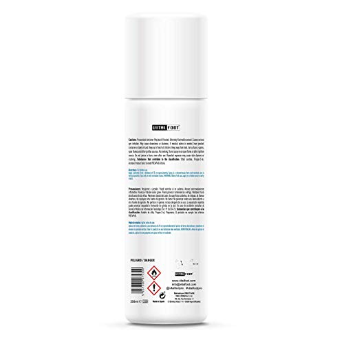 VITAL FOOT - Spray Protector Agua Lluvia Impermeabilizante Calzado Zapato WaterProof - 250 ml