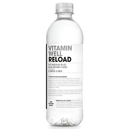 VITAMIN WELL RELOAD 12 x 500ml Una alternativa moderna, más sana y refrescante que los refrescos y zumos azucarados