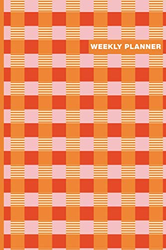 Weekly Planner: Undated Week At A Glance Planner | Weekly Agenda and Organizer | Minimalist Journal for Plans and Lists | Citrus Orange, Pink, and Red ... Planner Notebooks for Home Office and School)