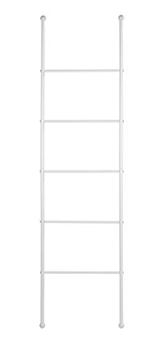 Wenko Viva Escalera-Toallero, Acero, Blanco, 3.5x43x156.5 cm