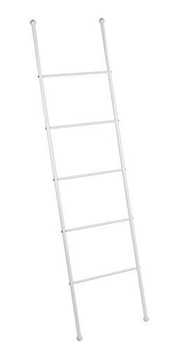 Wenko Viva Escalera-Toallero, Acero, Blanco, 3.5x43x156.5 cm