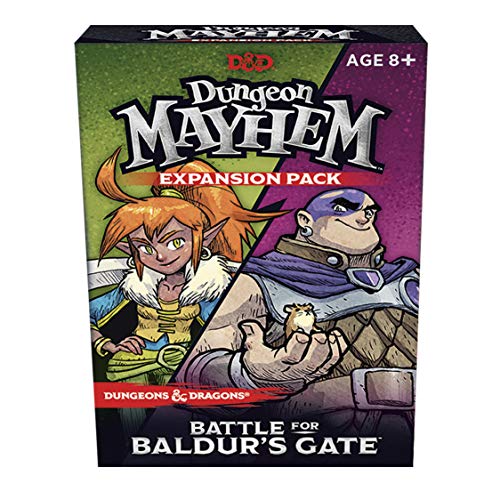 Wizards of the Coast Expansión del Juego de Cartas Dungeon Mayhem: Battle for Baldur's Gate. Dragones y Mazmorras. Versión inglés