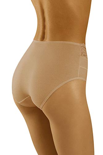 Wolbar Braguita con Encaje para Mujeres WB415, Beige,M