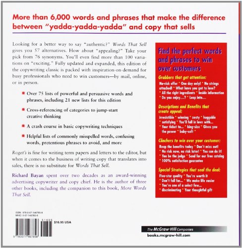 Words that Sell, Revised and Expanded Edition: The Thesaurus to Help You Promote Your Products, Services, and Ideas