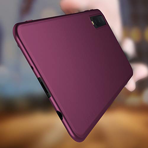 X-level Funda para Samsung Galaxy A7 2018, Carcasa para Samsung Galaxy A7 2018 Suave TPU Gel Silicona Ultra Fina Anti-Arañazos y Protección a Bordes Funda Phone Case para Galaxy A7 2018 - Vino Rojo