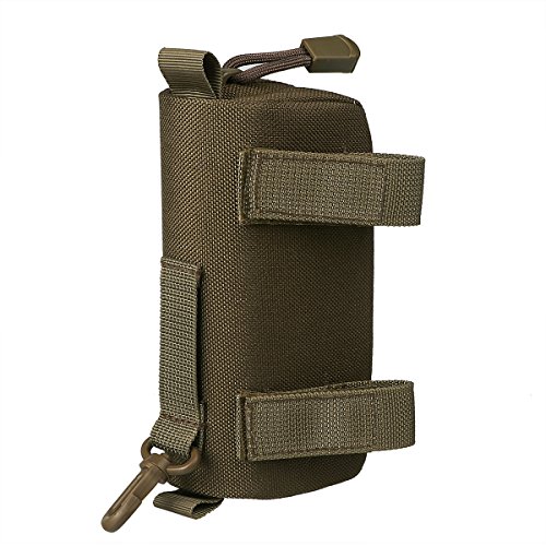 Xidan 1000D Nylon Tácticamente Molle Estuche de gafas Caja de gafas de sol con ganchos