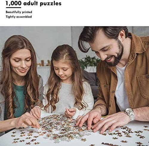 ZIWEIQI River Surface Mandarin Duck Adultos Puzzle 1000 Piezas DIY Clásico Rompecabezas de Madera para Niños Educativo Puzzles descompresión de Interesantes Juguete-50cmx70cm