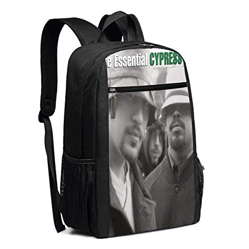 ZYWL Cypress Hill The Essential Cypress Hill 17 '' Mochila clásica Multifuncional de Alta Capacidad Bolsa para computadora Negro