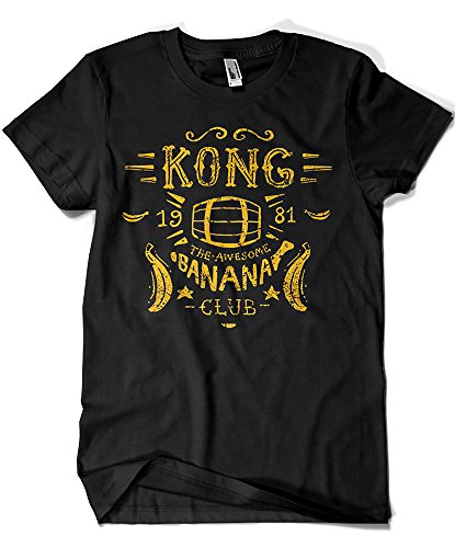 1453-Camiseta Premium, Kong Banana Club (Azafran)