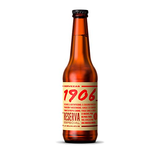 1906 Reserva Especial Cerveza - Pack de 24 botellas x 330 ml - Total: 7.92 L