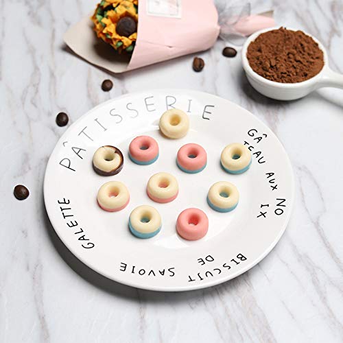 2pcs Silicona Donut Pan Molde,Molde de silicona para tartas de chocolate con forma redonda de 64 mini donuts, Molde de Jalea, Galletas y Caramelo, Hornear Pastel