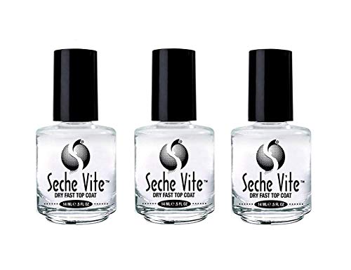 (3 Pack) SECHE VITE Dry Fast Top Coat - SC83100 by Seche Vite