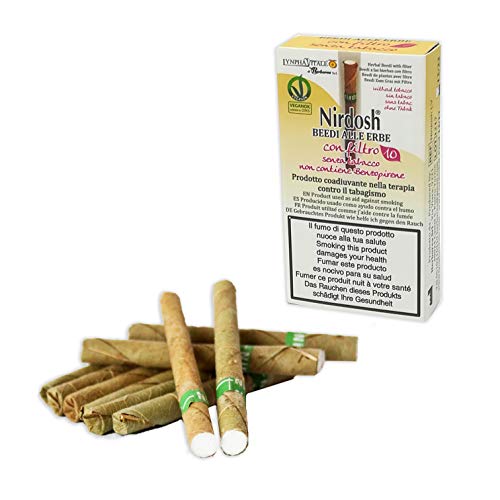 3 Paquetes de cigarrillos de hierbas Nirdosh con filtro – Programa para dejar de fumar – remedio contra el humo – terapia 100% natural – paquetes de 10 cigarrillos cada uno – Dispositivo médico EU