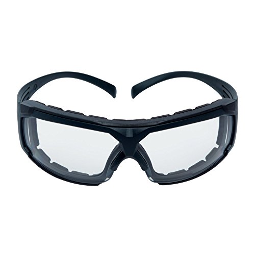 3M SF601SGAF/FI Gafas de Seguridad, Montura gris, Inserto, Scotchgard Anti-empañamiento, Lente Incolora, 1 unidad/caja